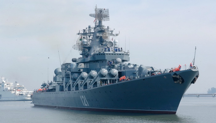 روسيا | أنباء حول إصابة الطراد الروسي "موسكفا" بشكل بليغ من قبل صواريخ نبتون الساحلية الأوكرانية في البحر الأسود.