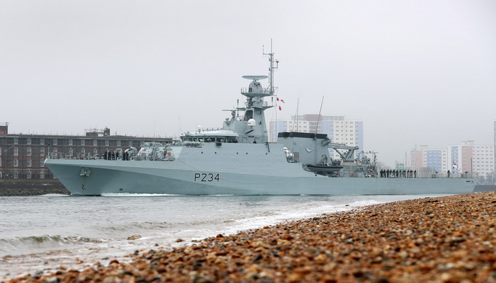 بريطانيا | سفينة الدورية HMS Spey التابعة للبحرية الملكية تواصل التجارب قبل انضمامها للأسطول.