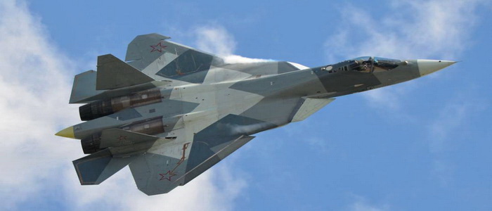 المقاتلة الروسية المتطورة SU-57 تبدأ تجارب الطيران بقوة صاروخية ضاربة عالية الدقة