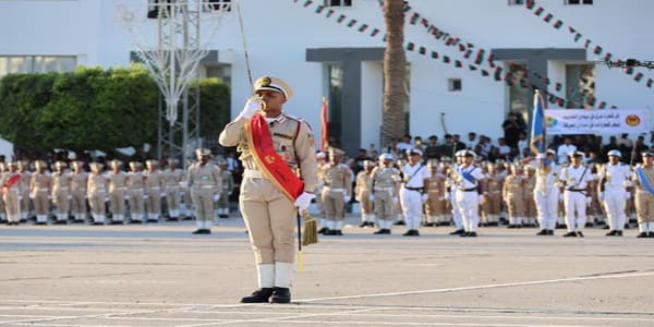 ليبيا | الإحتفال بتخرج الطلبة الضباط بالكليات والأكاديميات العسكرية والمعهد العسكري الفني بالكلية العسكرية في طرابلس بمناسبة الذكرى 85 لتأسيس الجيش الليبي.