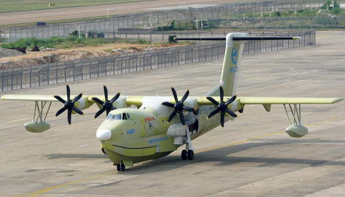 الصين | أكبر طائرة برمائية في العالم AG600M تجتاز اختبارات الطيران بنجاح.