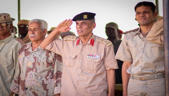 ليبيا | الإحتفال بتخرج الدفعة الأولى لمجندي اللواء السادس مشاة سبها. 
