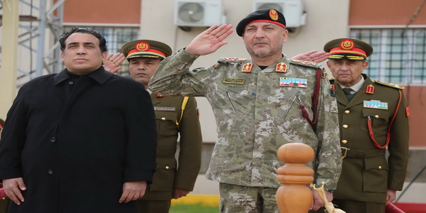 ليبيا | رئيس المجلس الرئاسي القائد الاعلى للجيش يتفقد مرافق ومنشآت الكلية العسكرية بطرابلس.