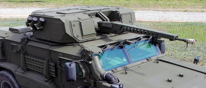 روسيا | شركة Rosoboronexport تقدم محطة أسلحة قوية تعمل بالتحكم عن بعد 32V01 (RCWS).